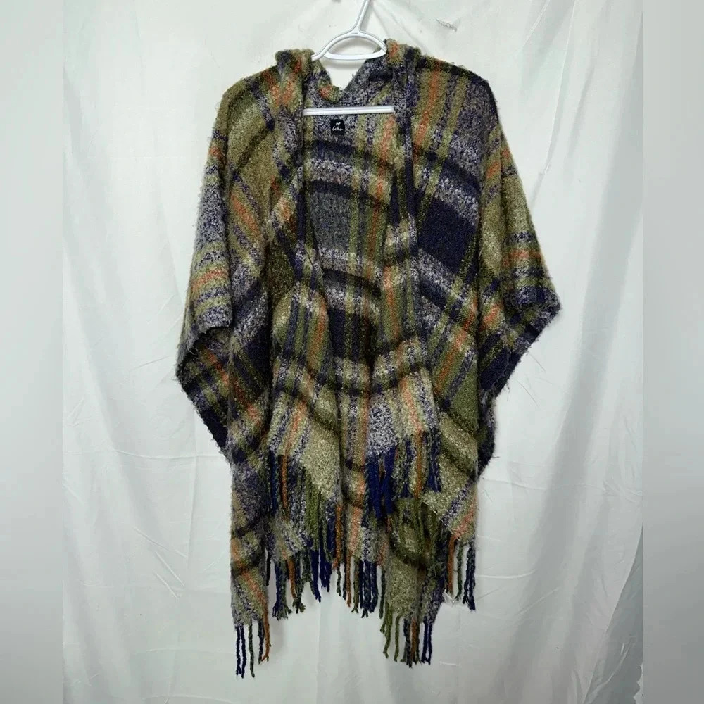 Echo wrap sweater hoodie one size